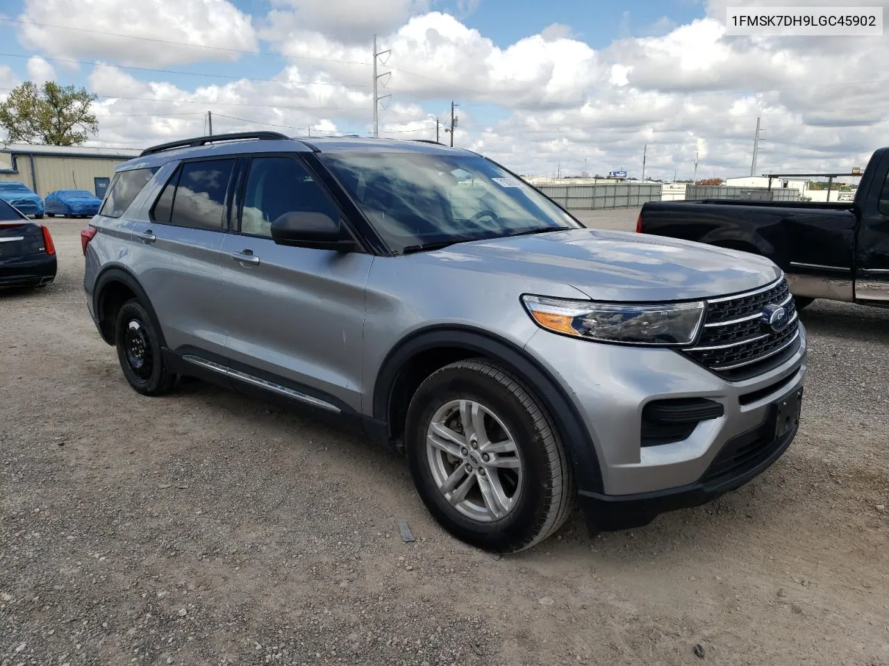 2020 Ford Explorer Xlt VIN: 1FMSK7DH9LGC45902 Lot: 71078684