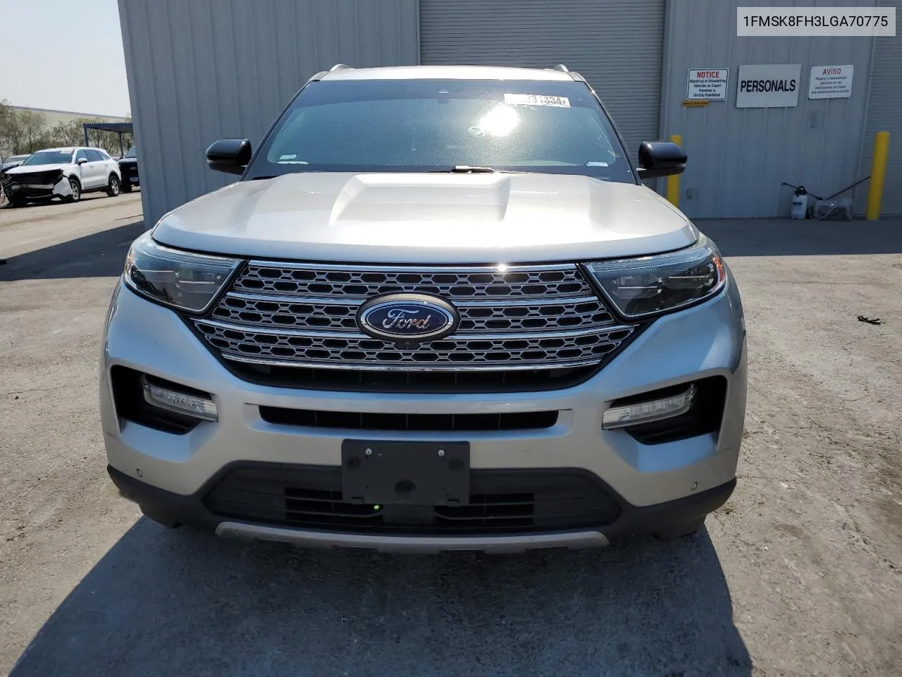 2020 Ford Explorer Limited VIN: 1FMSK8FH3LGA70775 Lot: 71231834