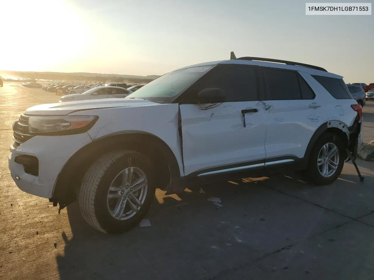 2020 Ford Explorer Xlt VIN: 1FMSK7DH1LGB71553 Lot: 71468784