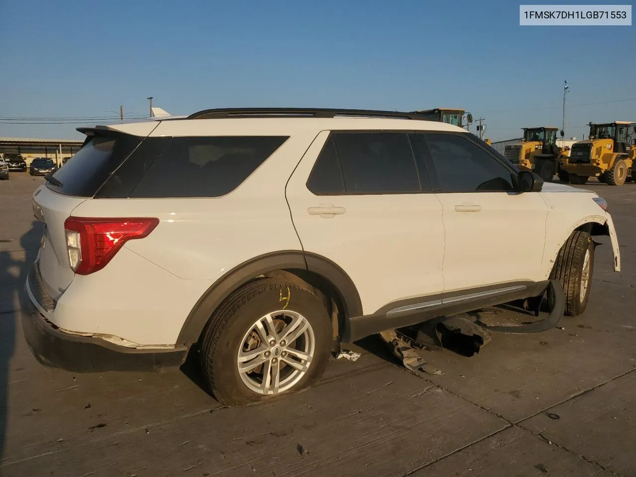 2020 Ford Explorer Xlt VIN: 1FMSK7DH1LGB71553 Lot: 71468784