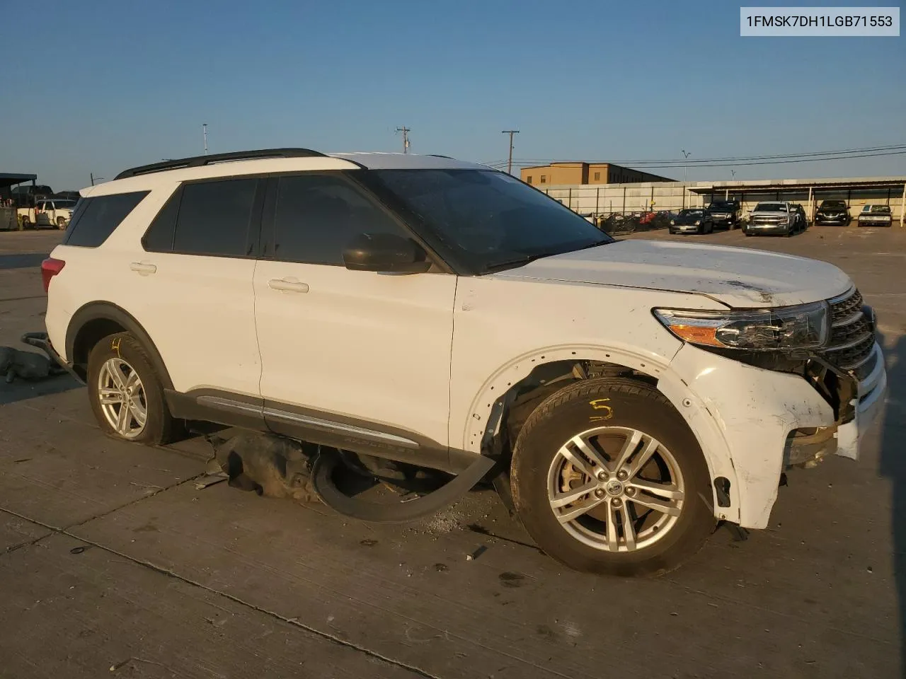 2020 Ford Explorer Xlt VIN: 1FMSK7DH1LGB71553 Lot: 71468784