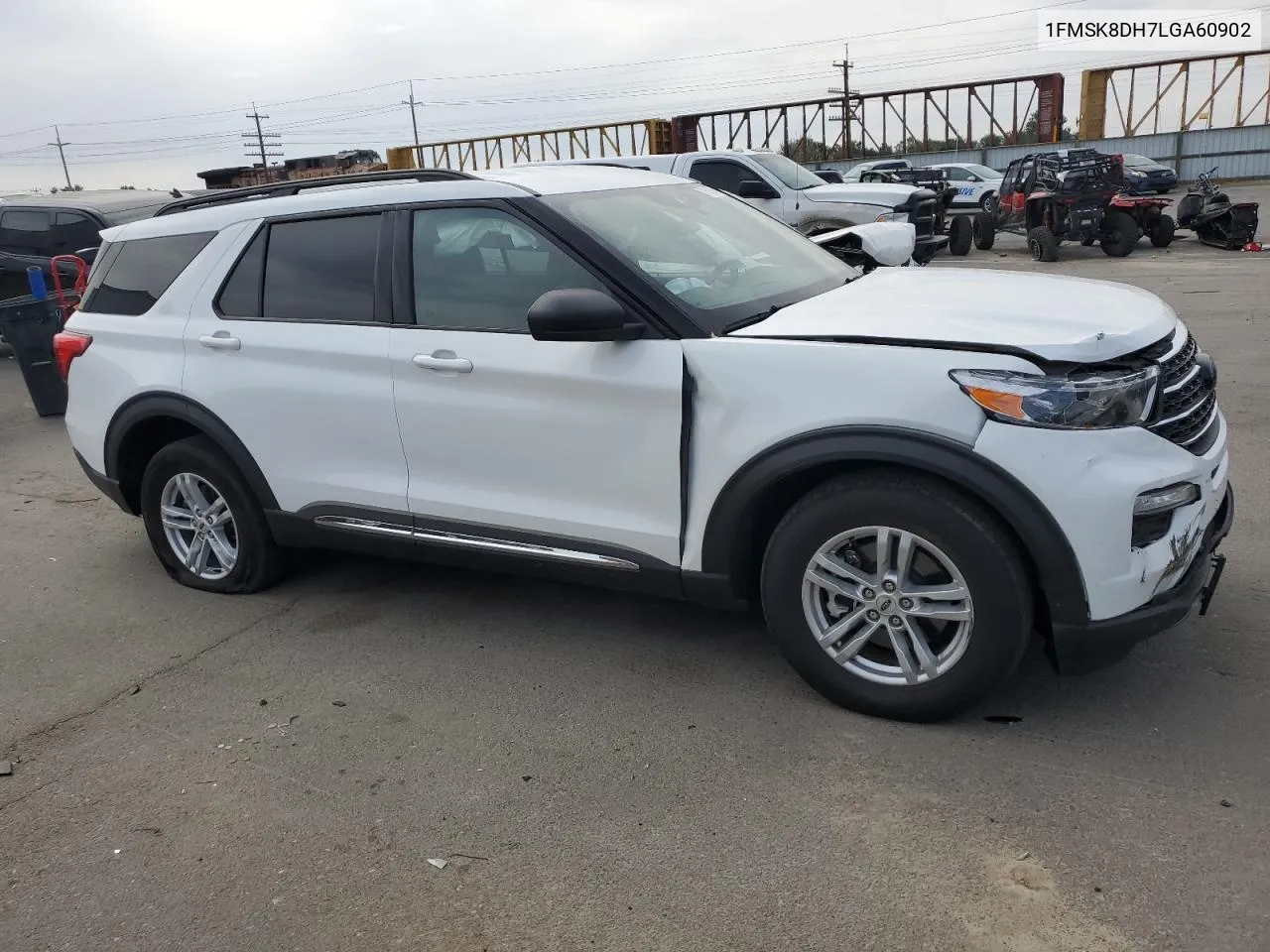 2020 Ford Explorer Xlt VIN: 1FMSK8DH7LGA60902 Lot: 71553604