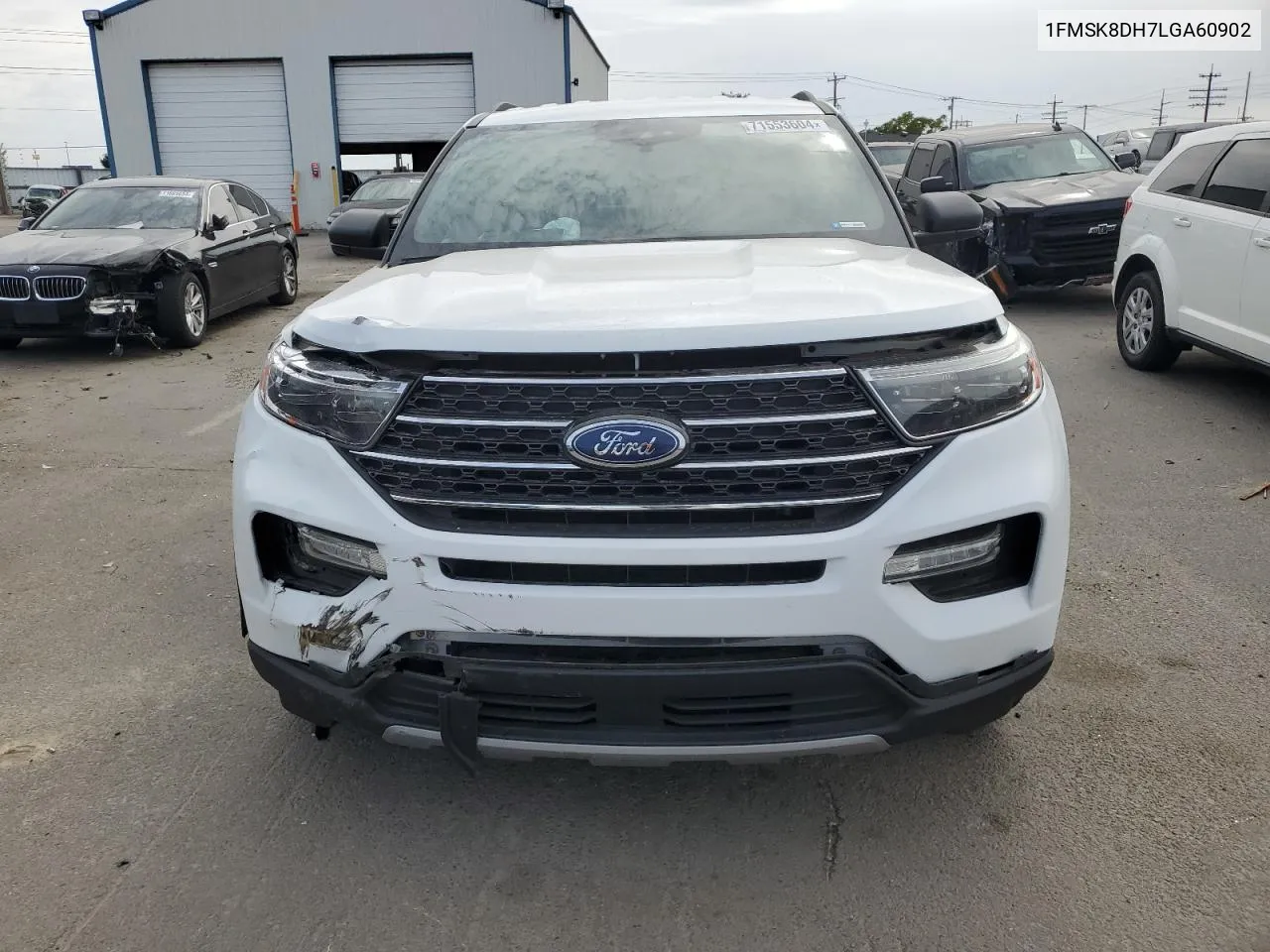 2020 Ford Explorer Xlt VIN: 1FMSK8DH7LGA60902 Lot: 71553604