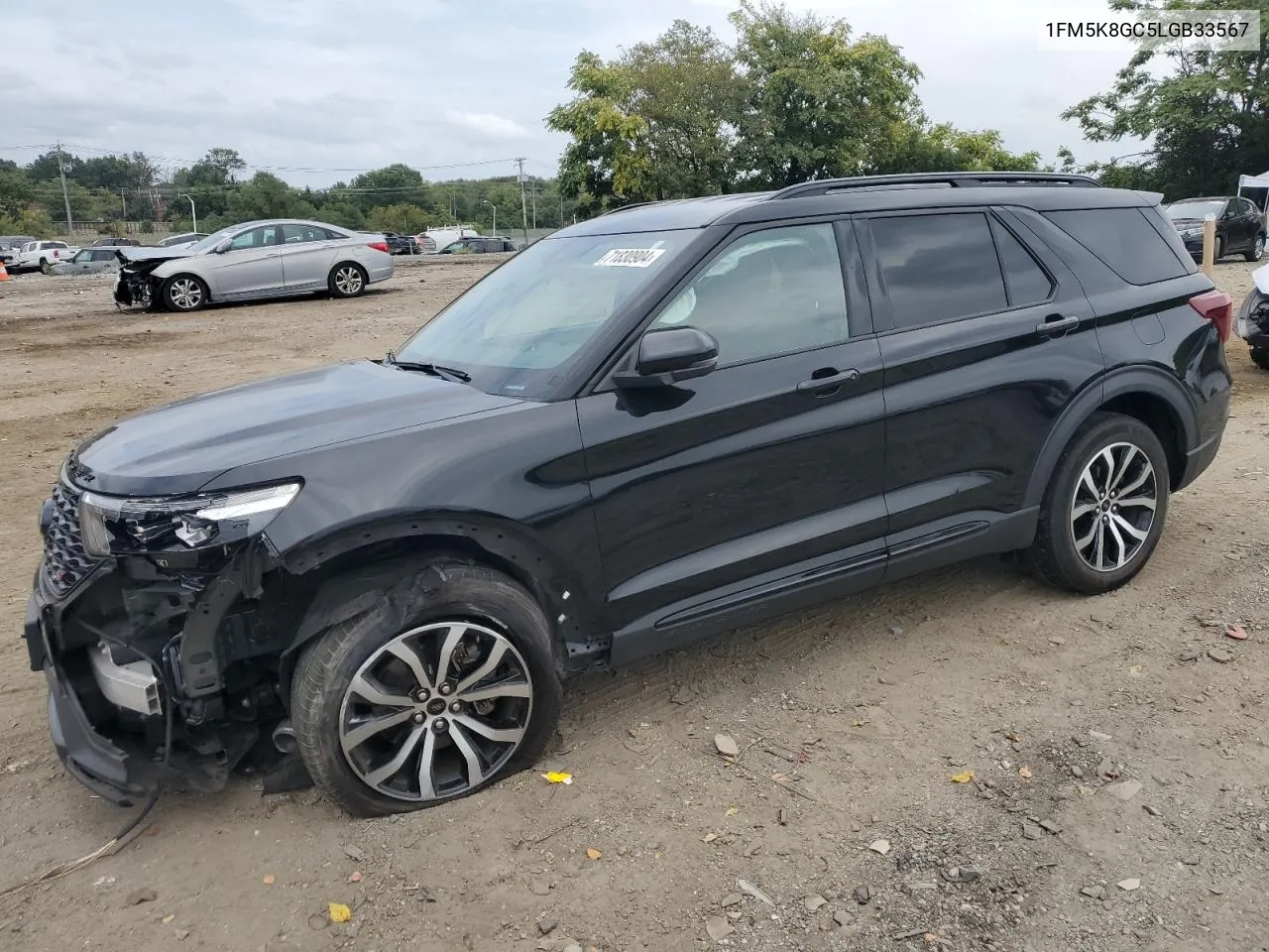 2020 Ford Explorer St VIN: 1FM5K8GC5LGB33567 Lot: 71830904