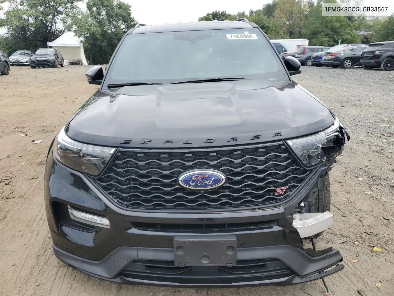 2020 Ford Explorer St VIN: 1FM5K8GC5LGB33567 Lot: 71830904