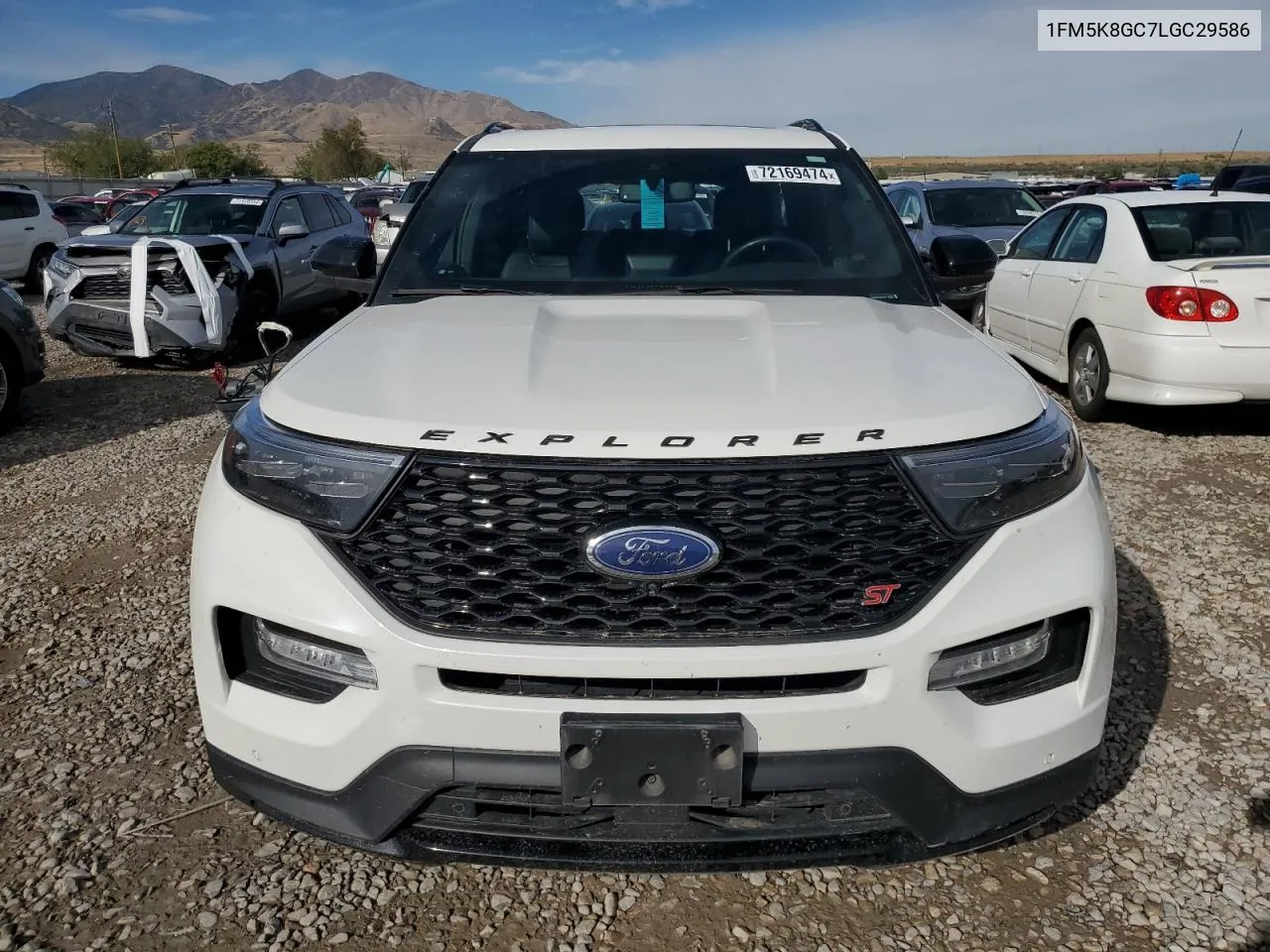 1FM5K8GC7LGC29586 2020 Ford Explorer St