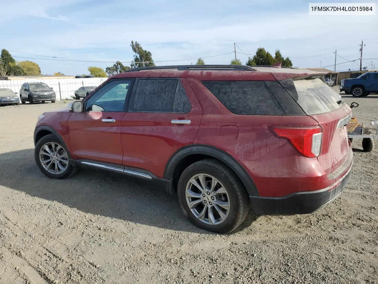 2020 Ford Explorer Xlt VIN: 1FMSK7DH4LGD15984 Lot: 72210964