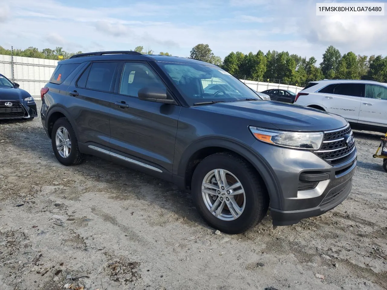 2020 Ford Explorer Xlt VIN: 1FMSK8DHXLGA76480 Lot: 72260374