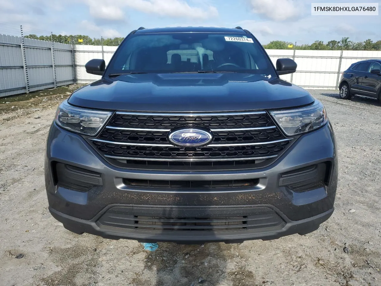 2020 Ford Explorer Xlt VIN: 1FMSK8DHXLGA76480 Lot: 72260374