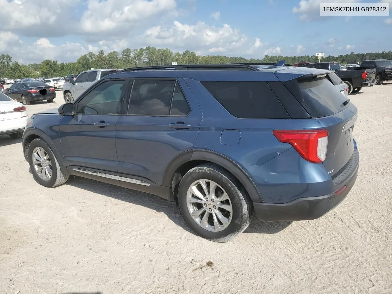 2020 Ford Explorer Xlt VIN: 1FMSK7DH4LGB28342 Lot: 72793884