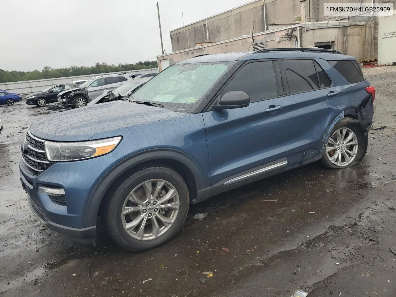 2020 Ford Explorer Xlt VIN: 1FMSK7DH4LGB25909 Lot: 72894734