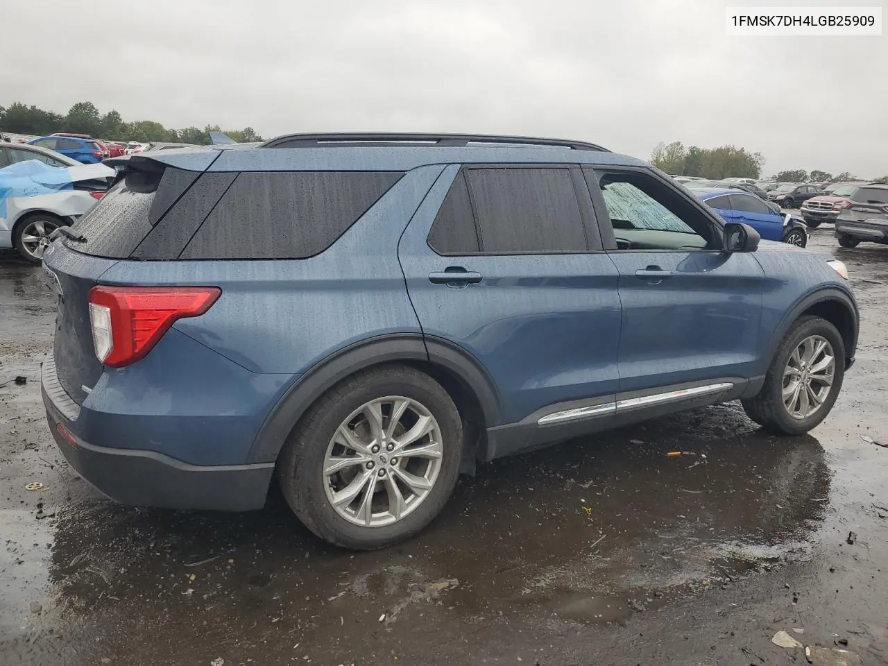 2020 Ford Explorer Xlt VIN: 1FMSK7DH4LGB25909 Lot: 72894734