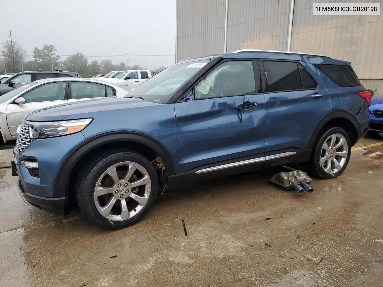 2020 Ford Explorer Platinum VIN: 1FM5K8HC3LGB20198 Lot: 73149194