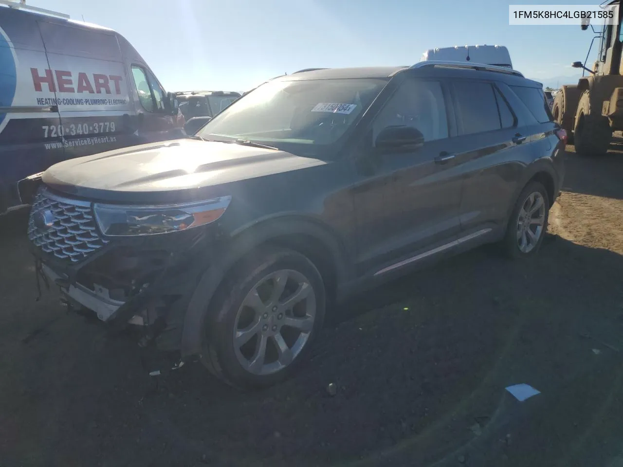 2020 Ford Explorer Platinum VIN: 1FM5K8HC4LGB21585 Lot: 73150054