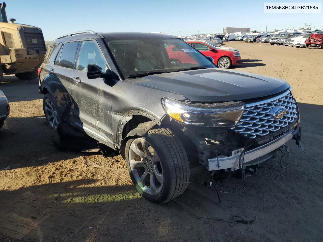 2020 Ford Explorer Platinum VIN: 1FM5K8HC4LGB21585 Lot: 73150054