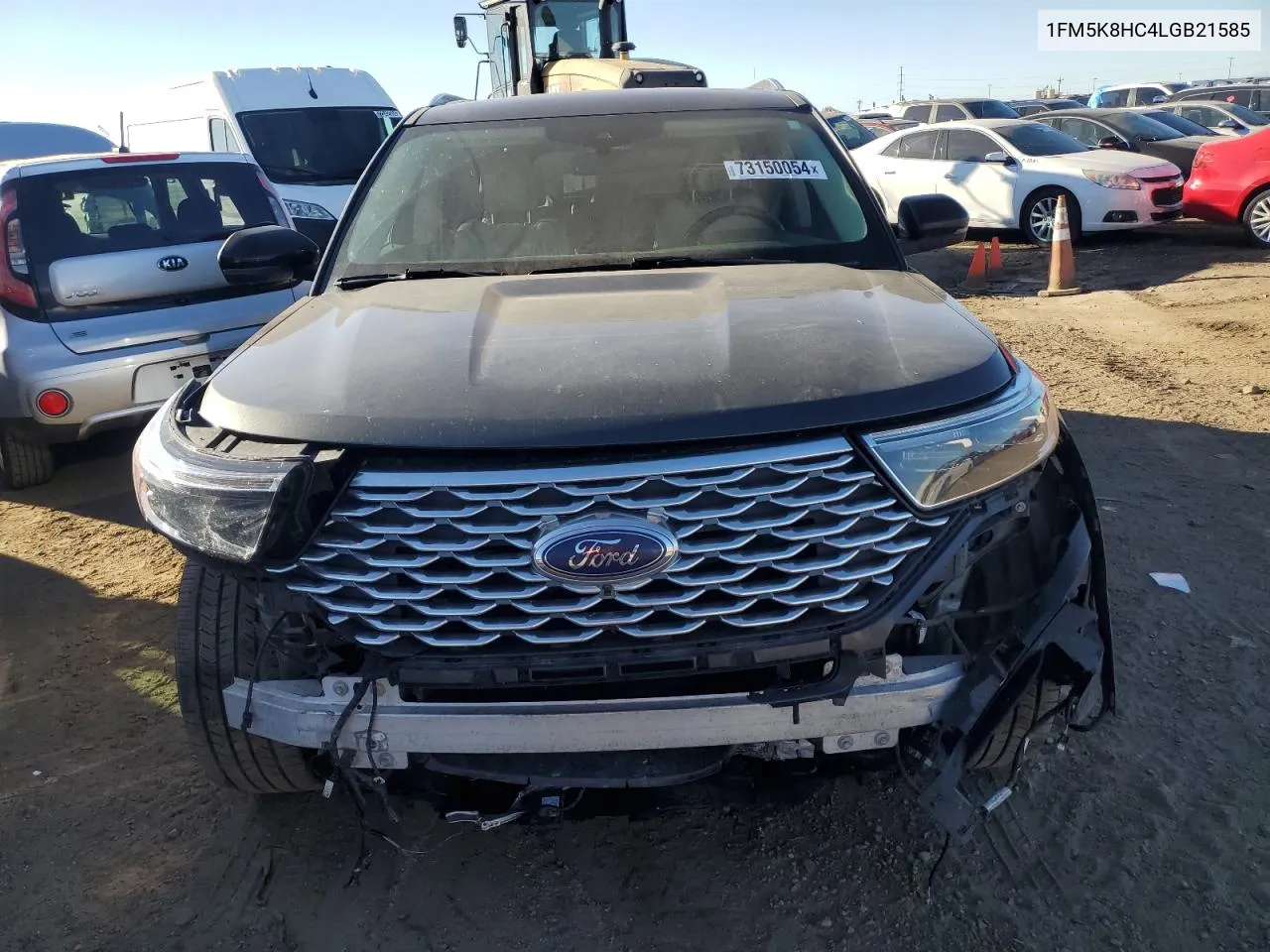 2020 Ford Explorer Platinum VIN: 1FM5K8HC4LGB21585 Lot: 73150054