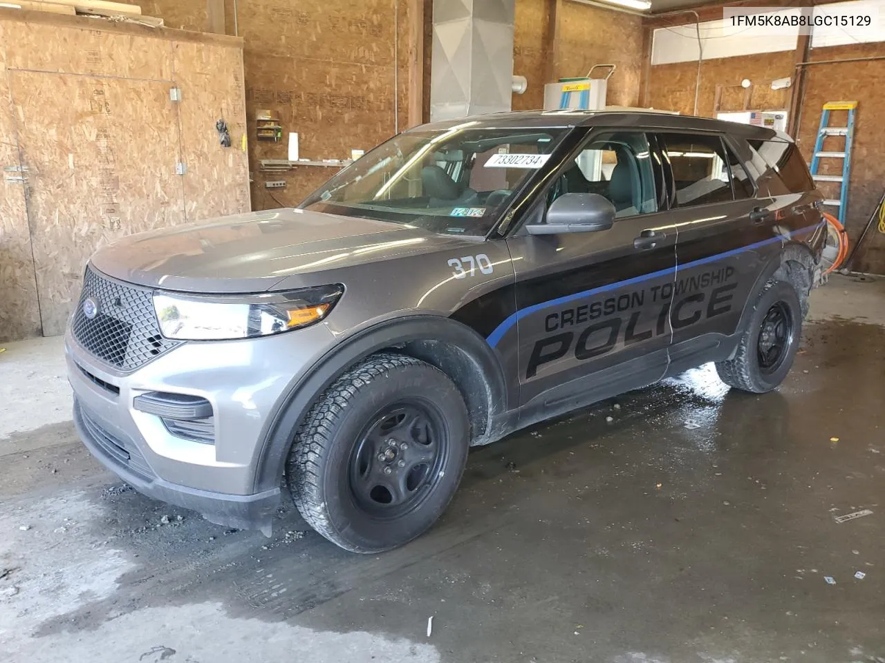 2020 Ford Explorer Police Interceptor VIN: 1FM5K8AB8LGC15129 Lot: 73302734