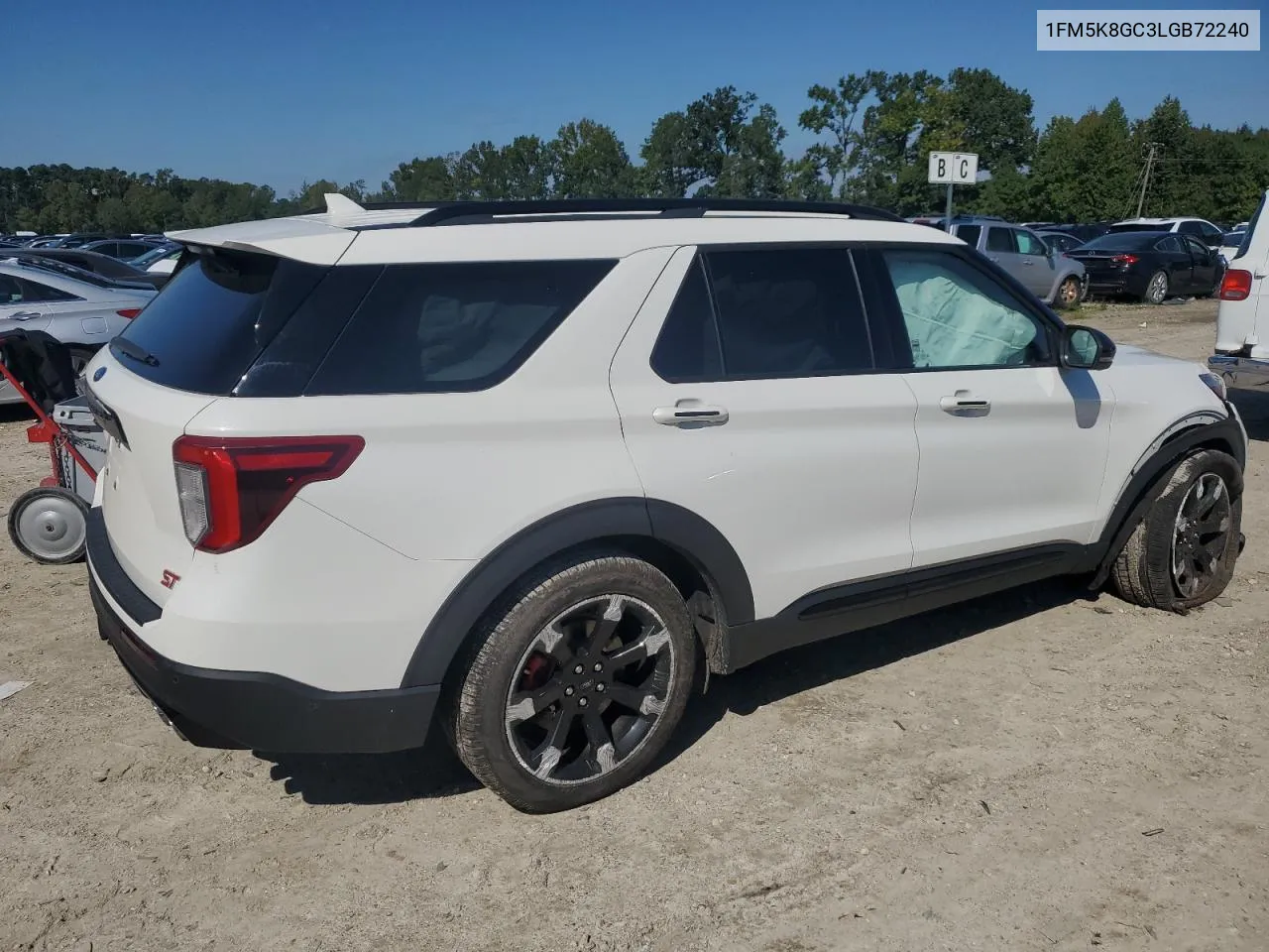 2020 Ford Explorer St VIN: 1FM5K8GC3LGB72240 Lot: 73387294