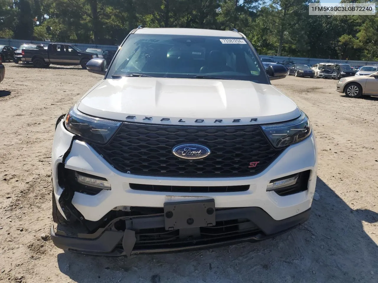 2020 Ford Explorer St VIN: 1FM5K8GC3LGB72240 Lot: 73387294