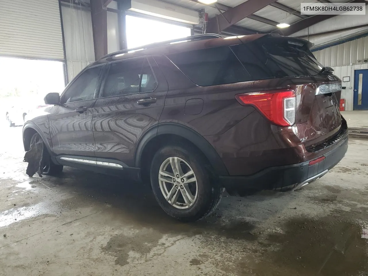 2020 Ford Explorer Xlt VIN: 1FMSK8DH4LGB62738 Lot: 73436194