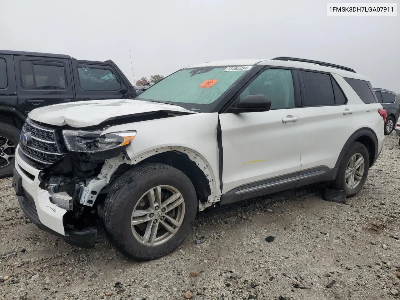 2020 Ford Explorer Xlt VIN: 1FMSK8DH7LGA07911 Lot: 73465234