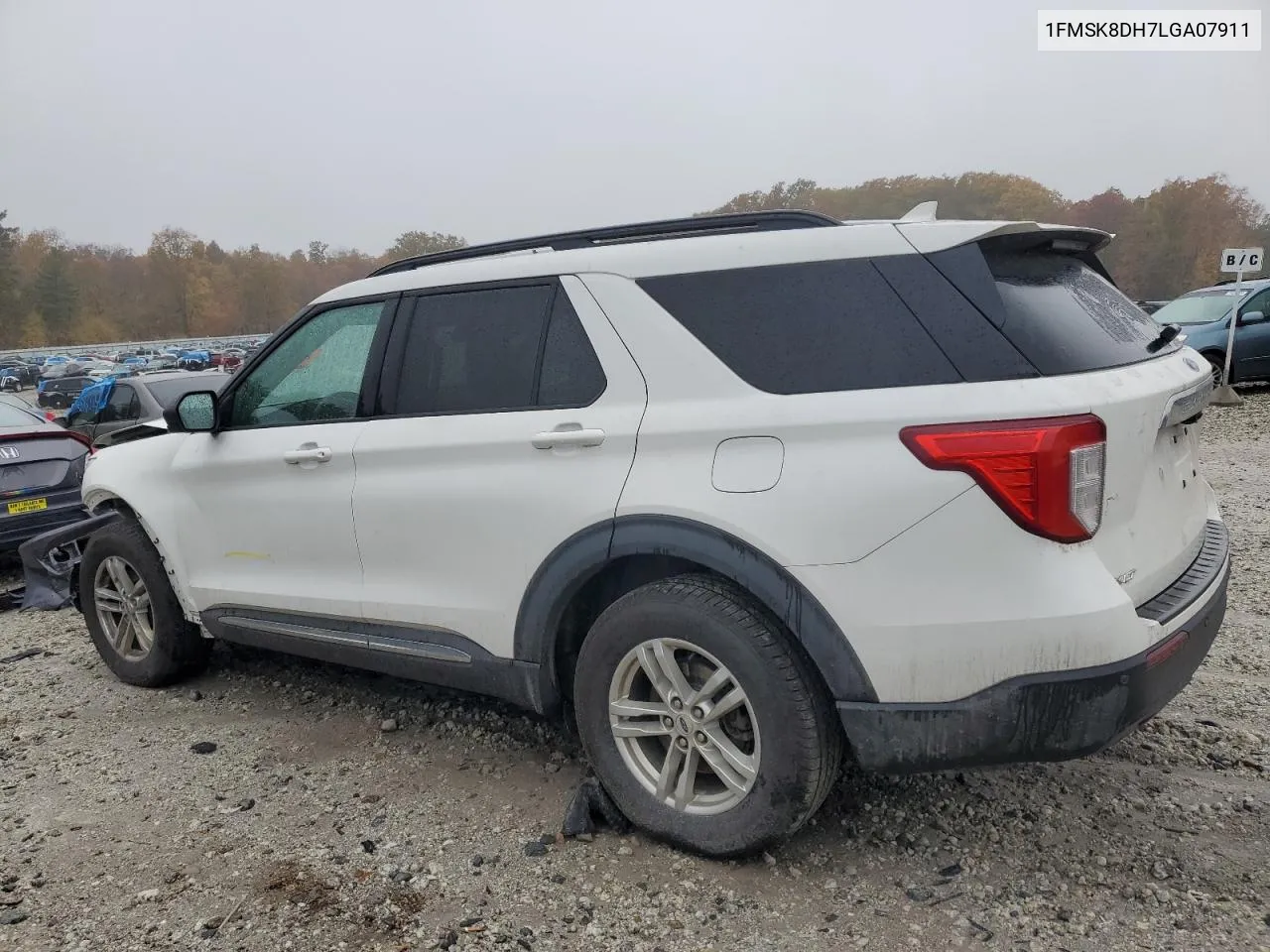 2020 Ford Explorer Xlt VIN: 1FMSK8DH7LGA07911 Lot: 73465234