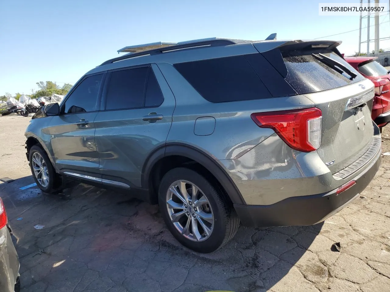 2020 Ford Explorer Xlt VIN: 1FMSK8DH7LGA59507 Lot: 73655184