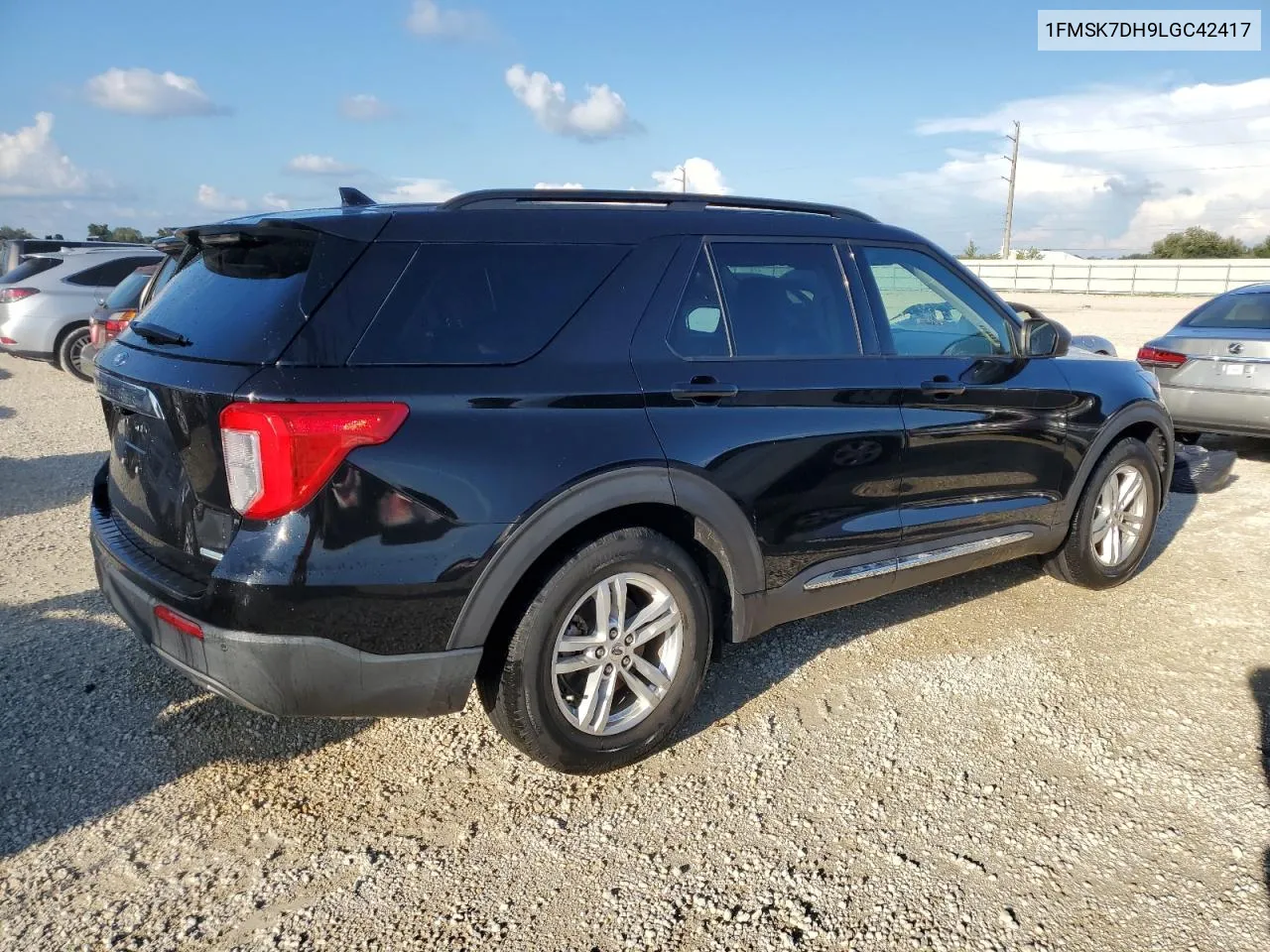 2020 Ford Explorer Xlt VIN: 1FMSK7DH9LGC42417 Lot: 73754054