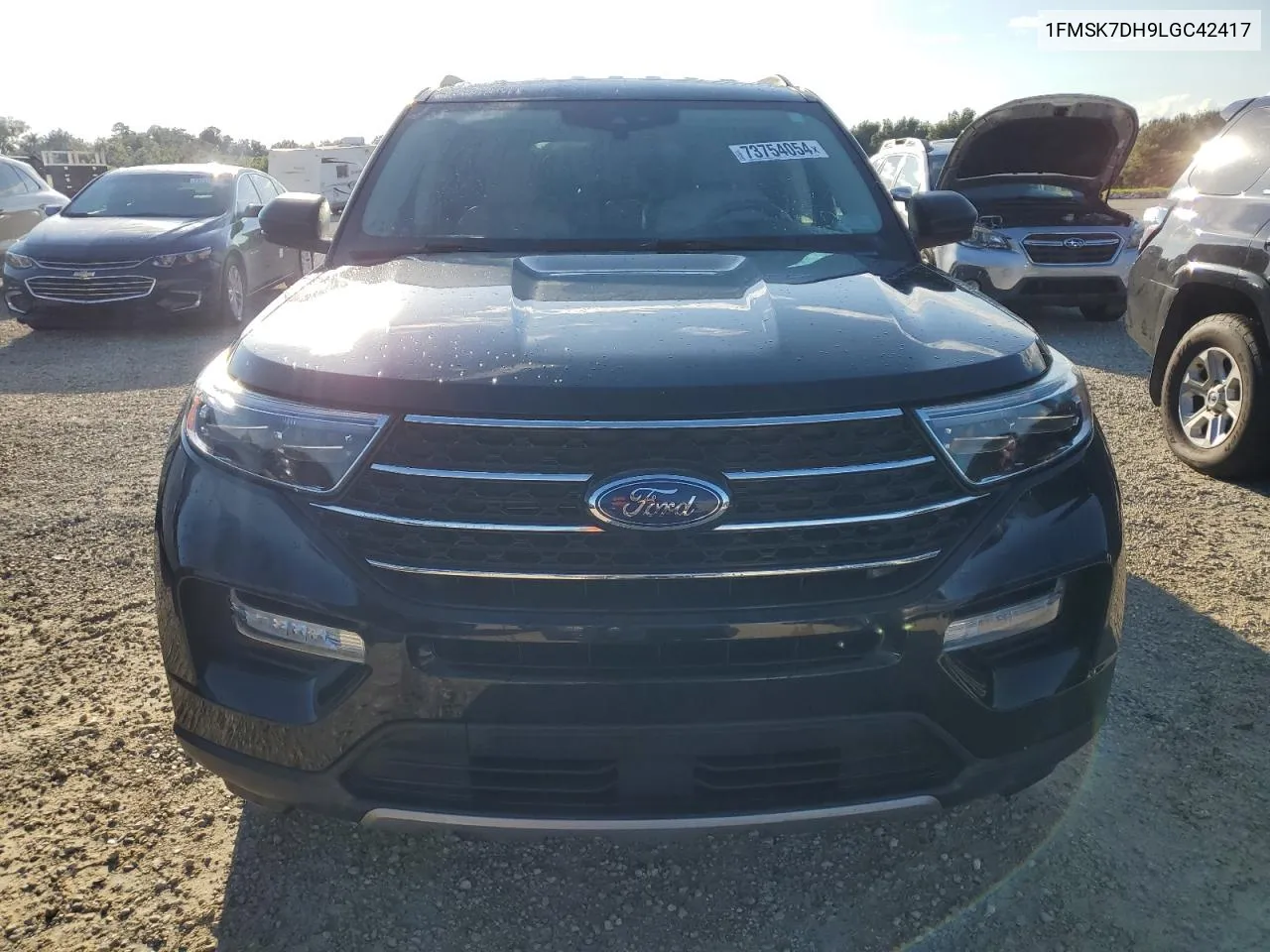 2020 Ford Explorer Xlt VIN: 1FMSK7DH9LGC42417 Lot: 73754054