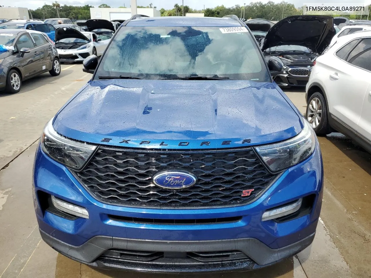 2020 Ford Explorer St VIN: 1FM5K8GC4LGA89271 Lot: 73809594