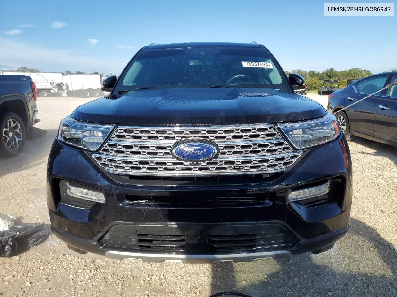 2020 Ford Explorer Limited VIN: 1FMSK7FH9LGC86947 Lot: 73937694