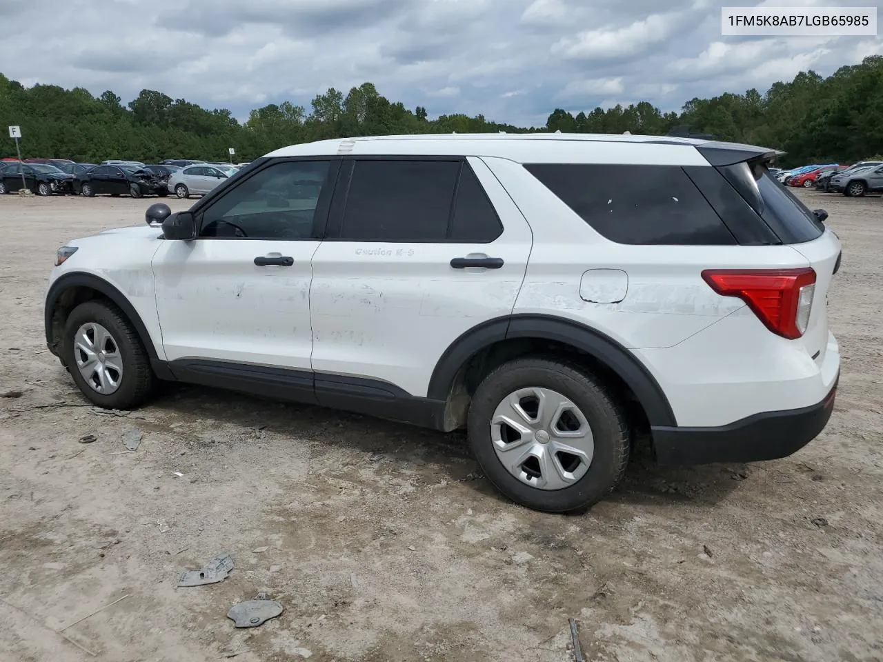 2020 Ford Explorer Police Interceptor VIN: 1FM5K8AB7LGB65985 Lot: 73954794