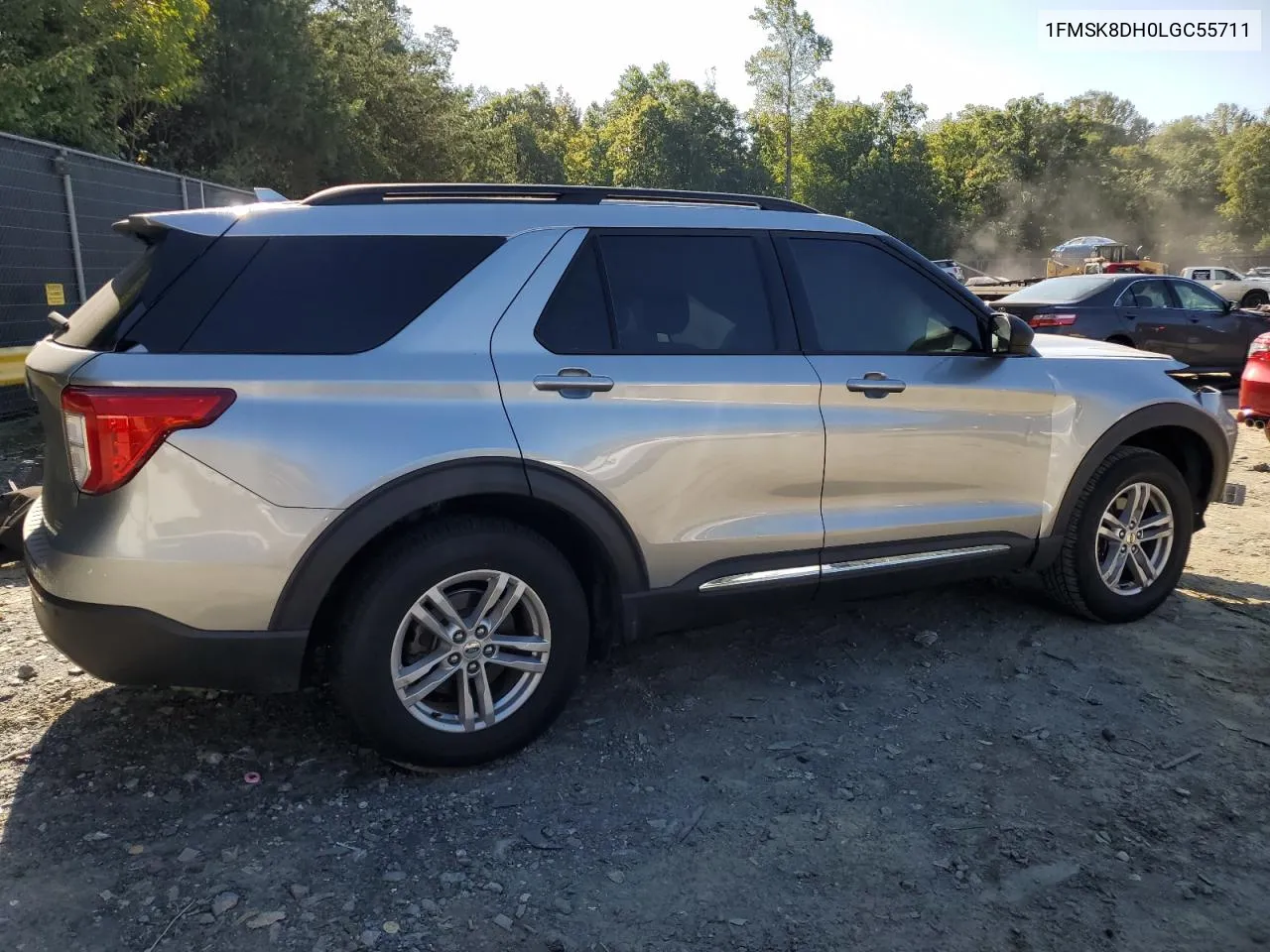 2020 Ford Explorer Xlt VIN: 1FMSK8DH0LGC55711 Lot: 74026454