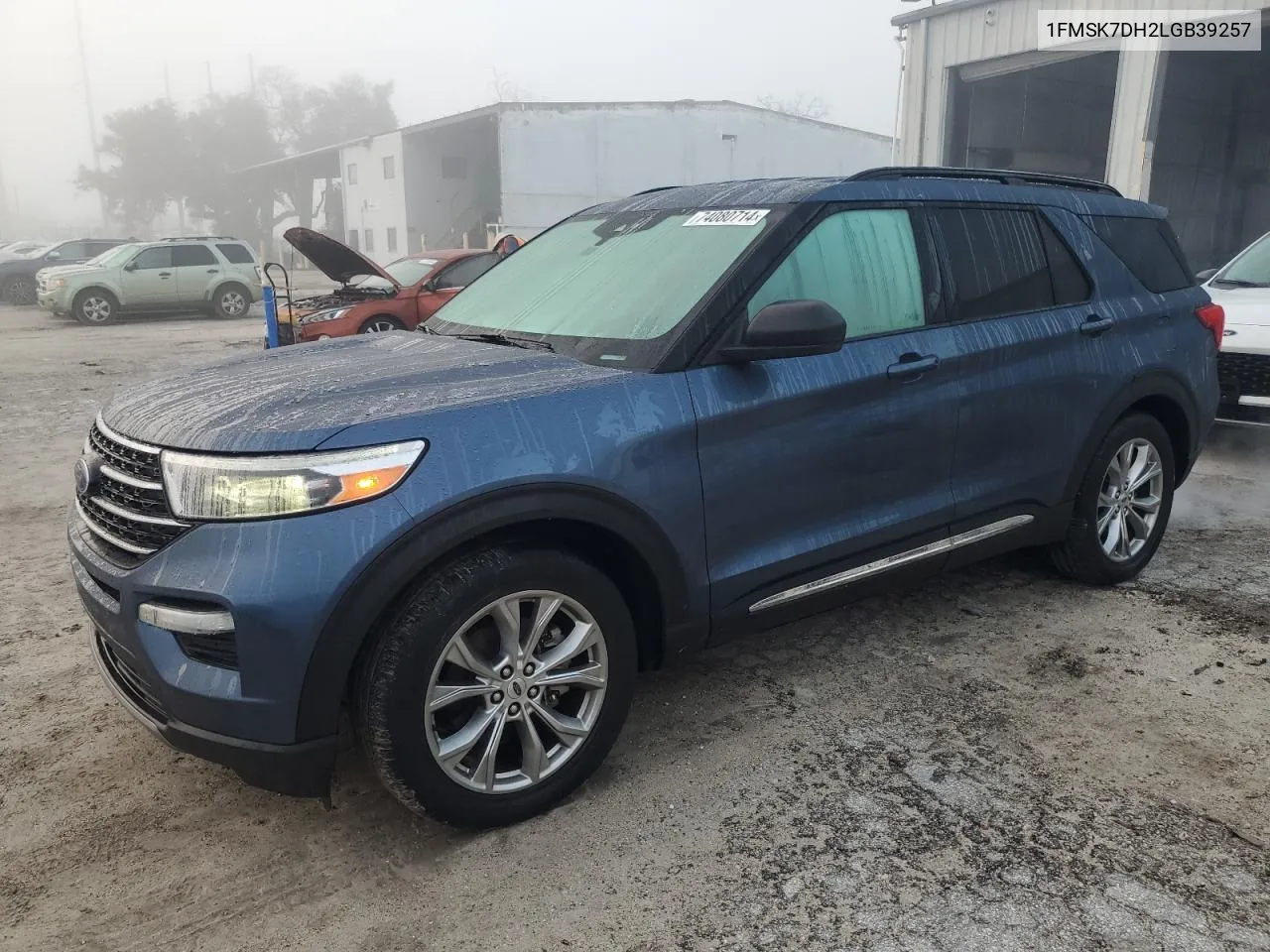 2020 Ford Explorer Xlt VIN: 1FMSK7DH2LGB39257 Lot: 74080714