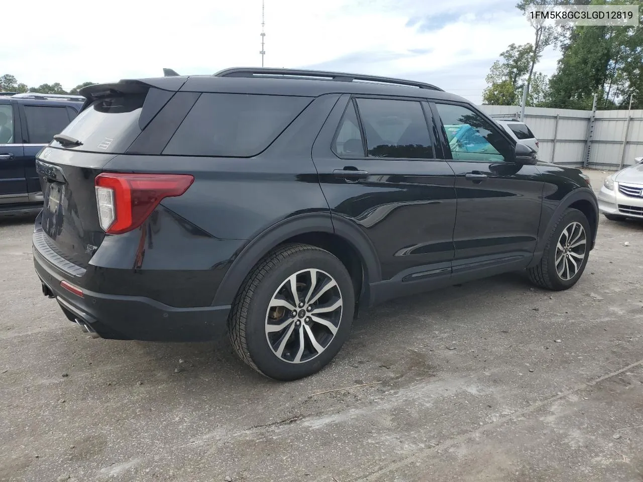 2020 Ford Explorer St VIN: 1FM5K8GC3LGD12819 Lot: 74227294