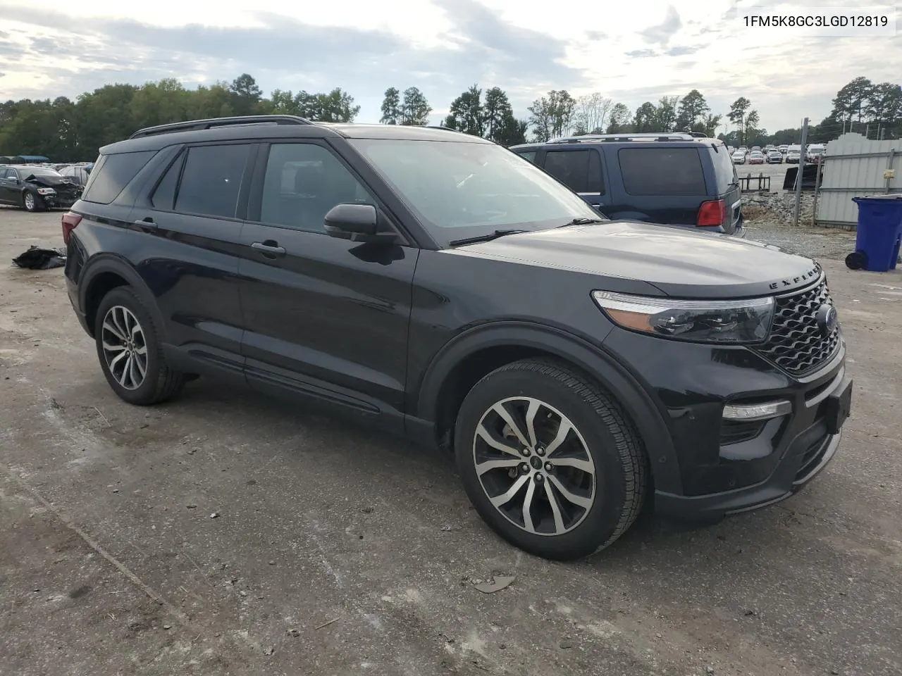 2020 Ford Explorer St VIN: 1FM5K8GC3LGD12819 Lot: 74227294