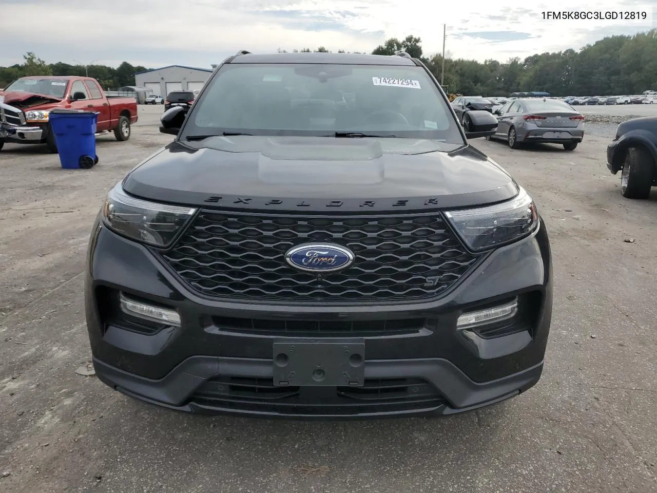 2020 Ford Explorer St VIN: 1FM5K8GC3LGD12819 Lot: 74227294