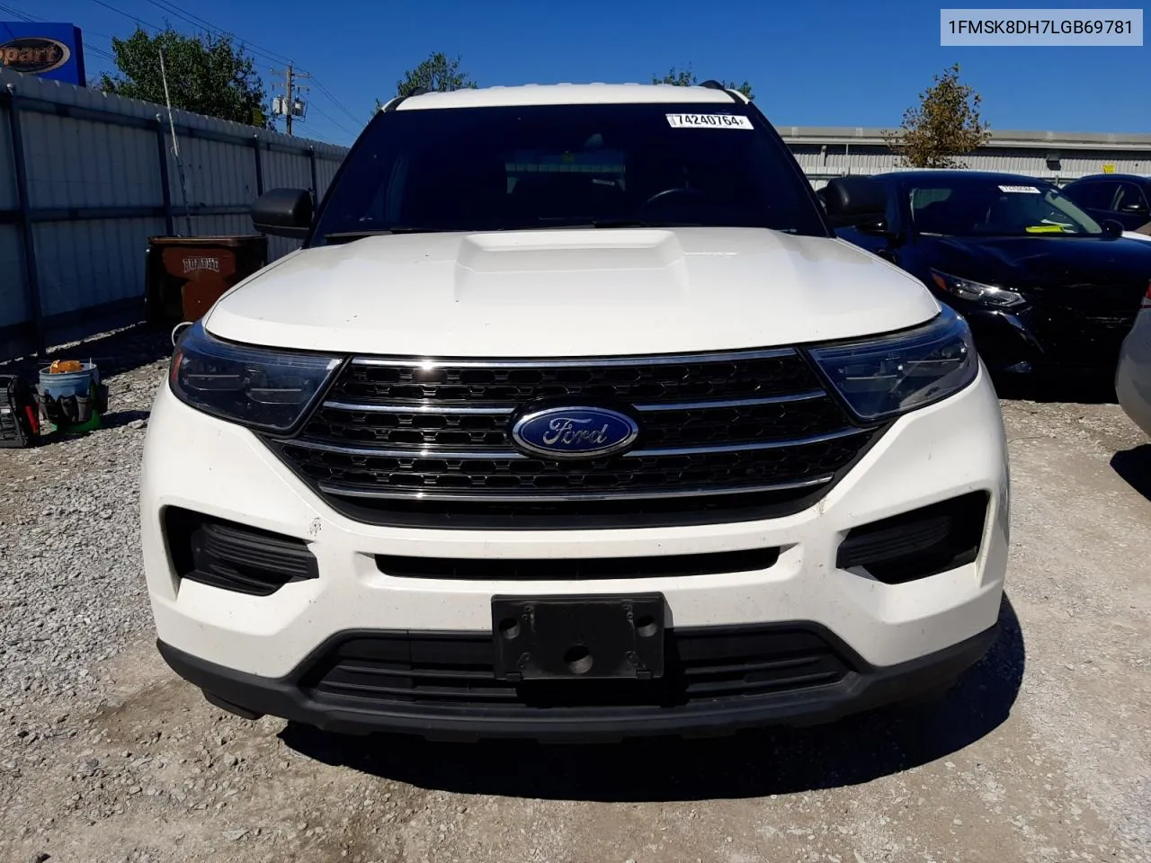 2020 Ford Explorer Xlt VIN: 1FMSK8DH7LGB69781 Lot: 74240764