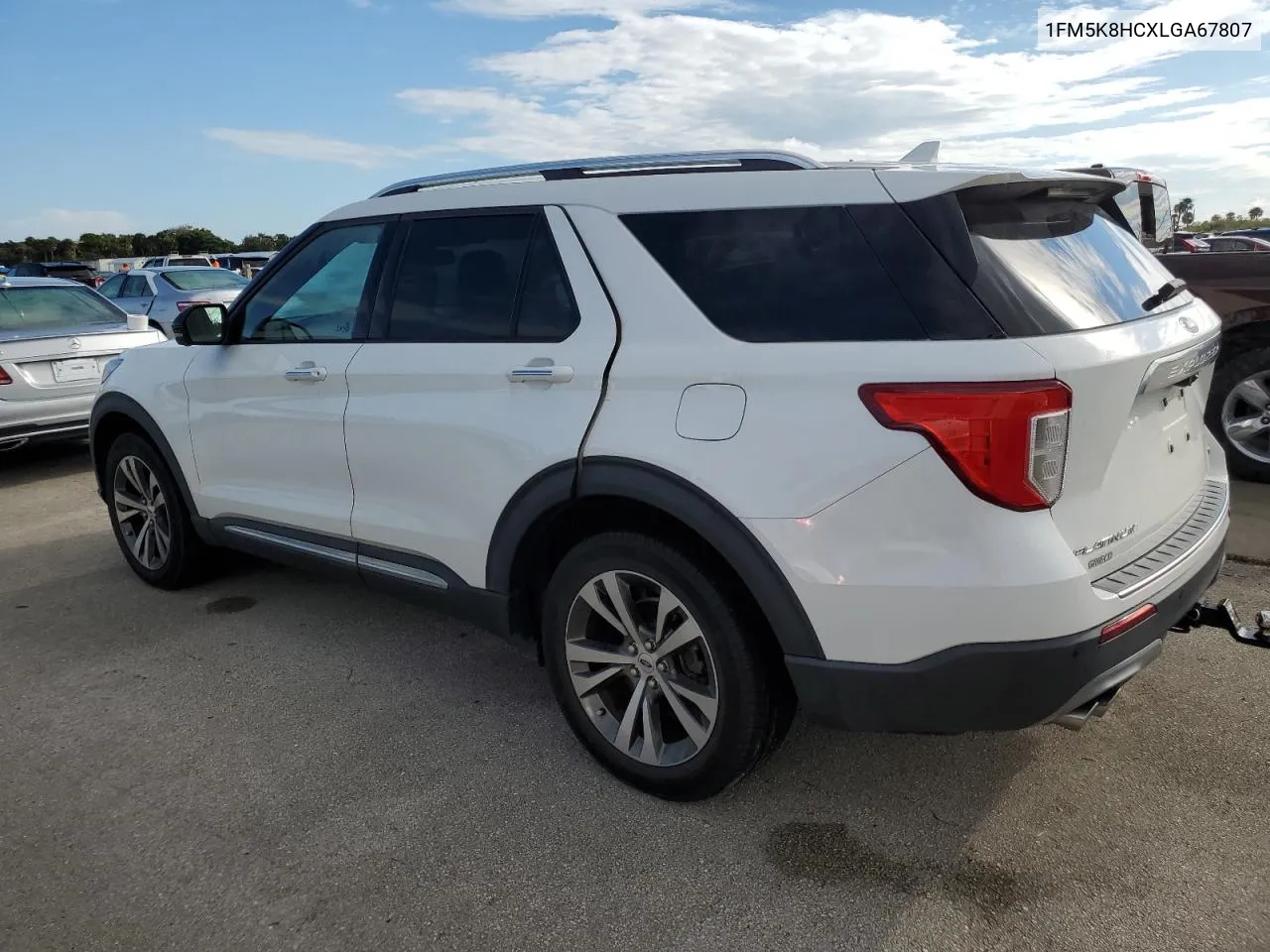 2020 Ford Explorer Platinum VIN: 1FM5K8HCXLGA67807 Lot: 74372634