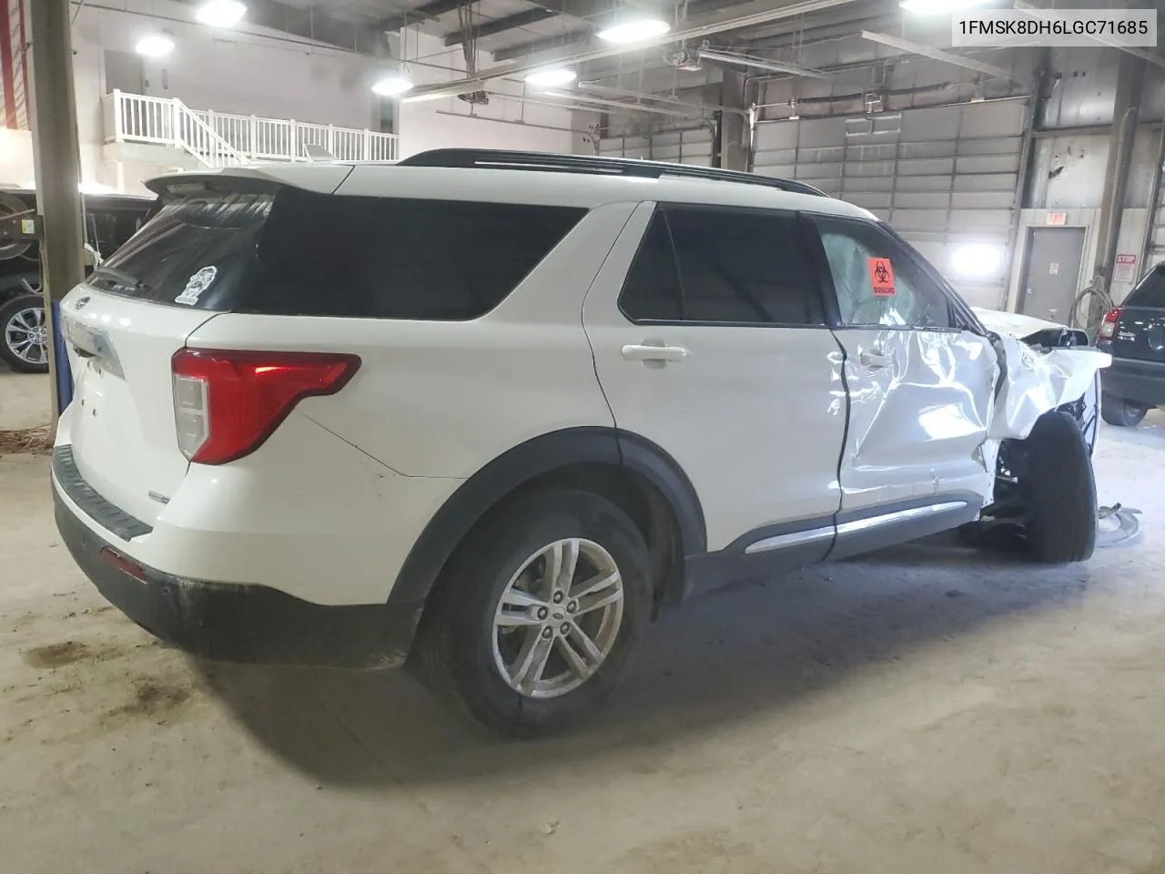 2020 Ford Explorer Xlt VIN: 1FMSK8DH6LGC71685 Lot: 74493284