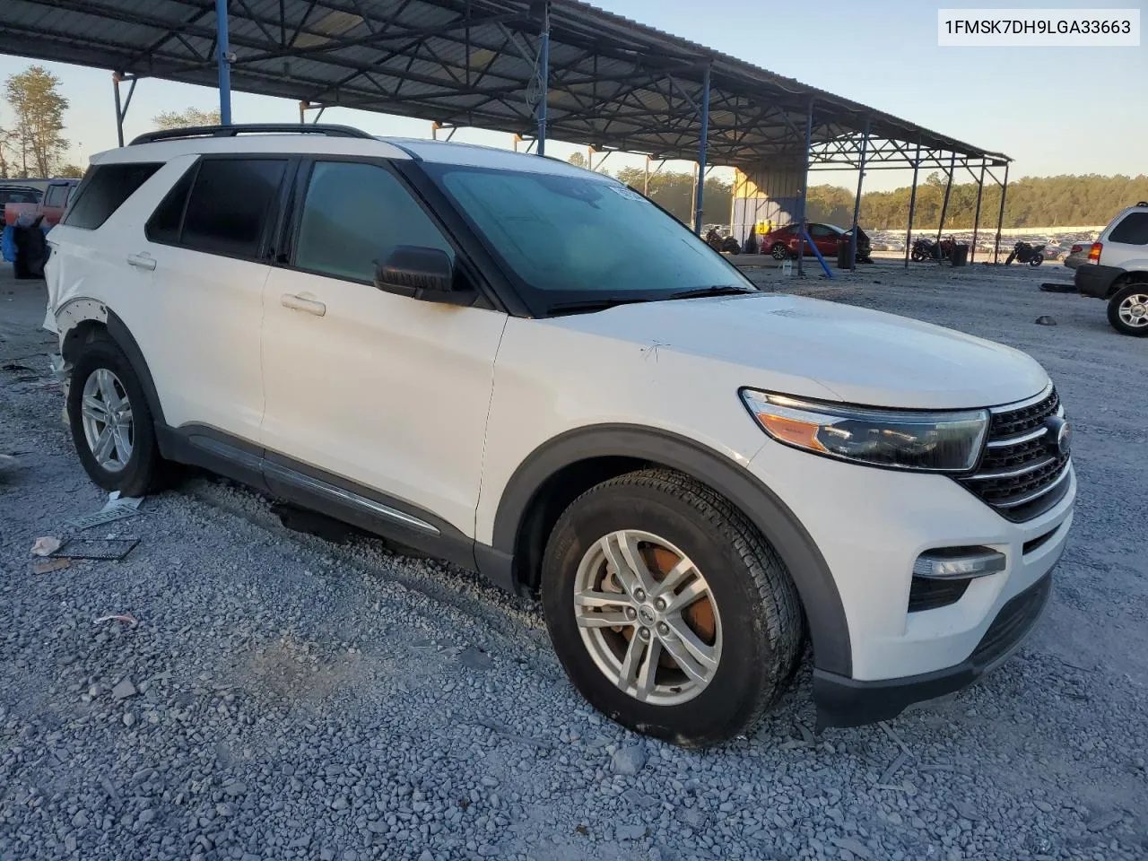 2020 Ford Explorer Xlt VIN: 1FMSK7DH9LGA33663 Lot: 74675244