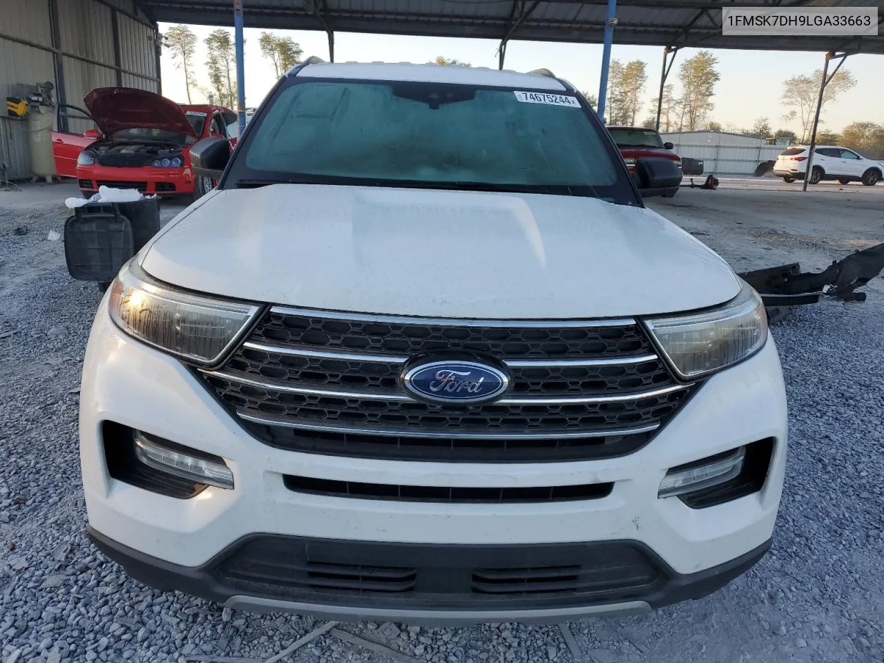 2020 Ford Explorer Xlt VIN: 1FMSK7DH9LGA33663 Lot: 74675244