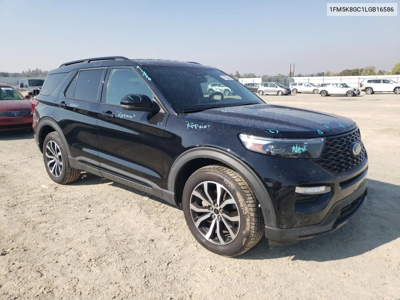 2020 Ford Explorer St VIN: 1FM5K8GC1LGB16586 Lot: 74739444