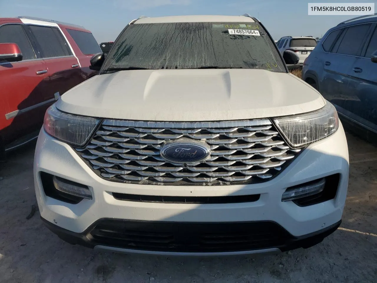 2020 Ford Explorer Platinum VIN: 1FM5K8HC0LGB80519 Lot: 74857664