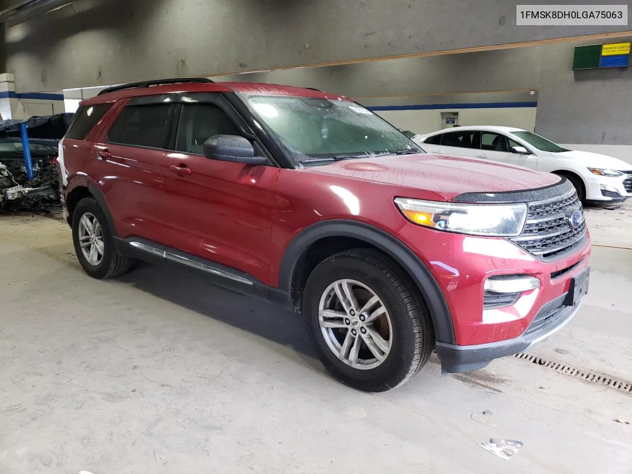 2020 Ford Explorer Xlt VIN: 1FMSK8DH0LGA75063 Lot: 75001704