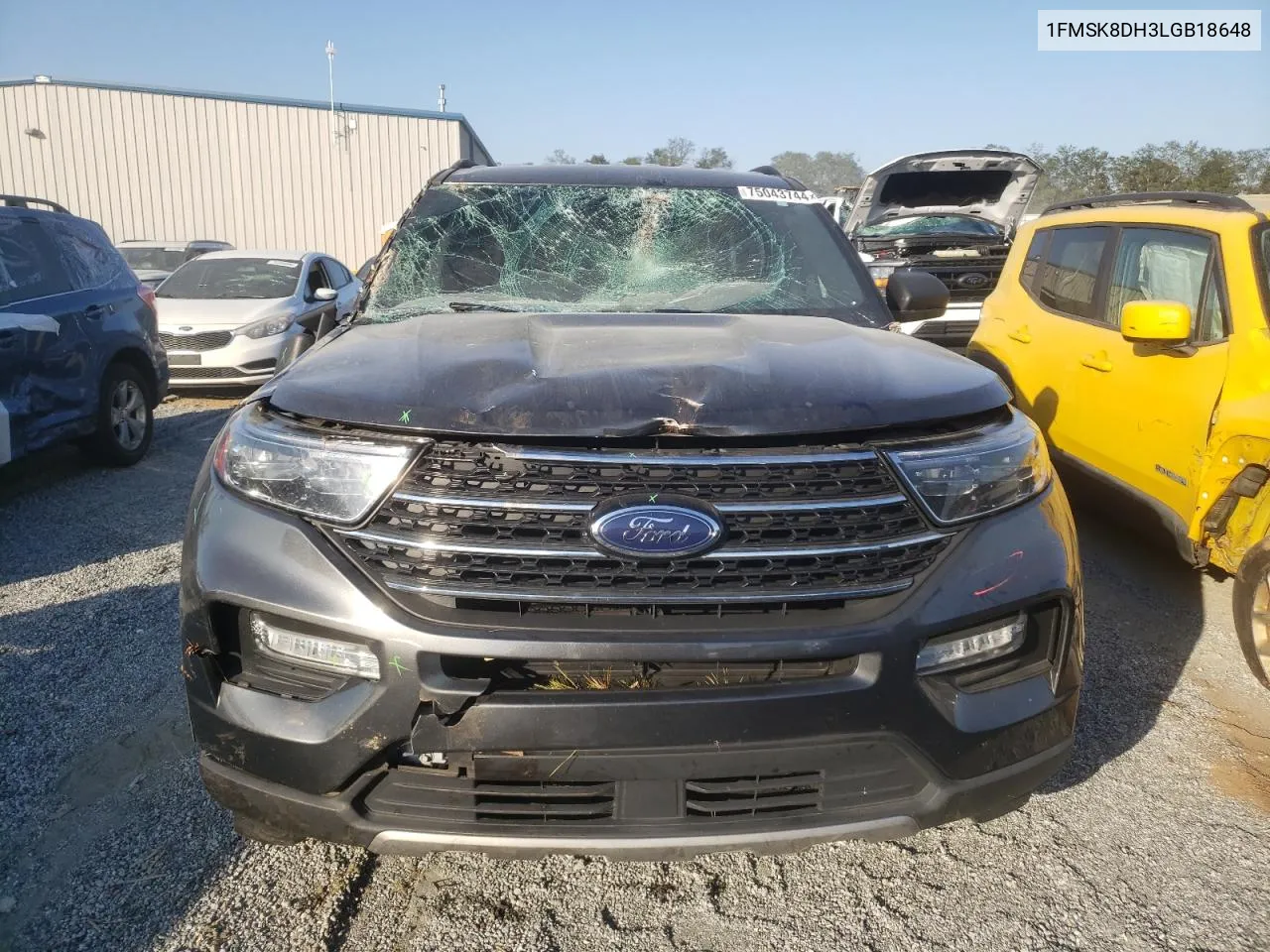 1FMSK8DH3LGB18648 2020 Ford Explorer Xlt