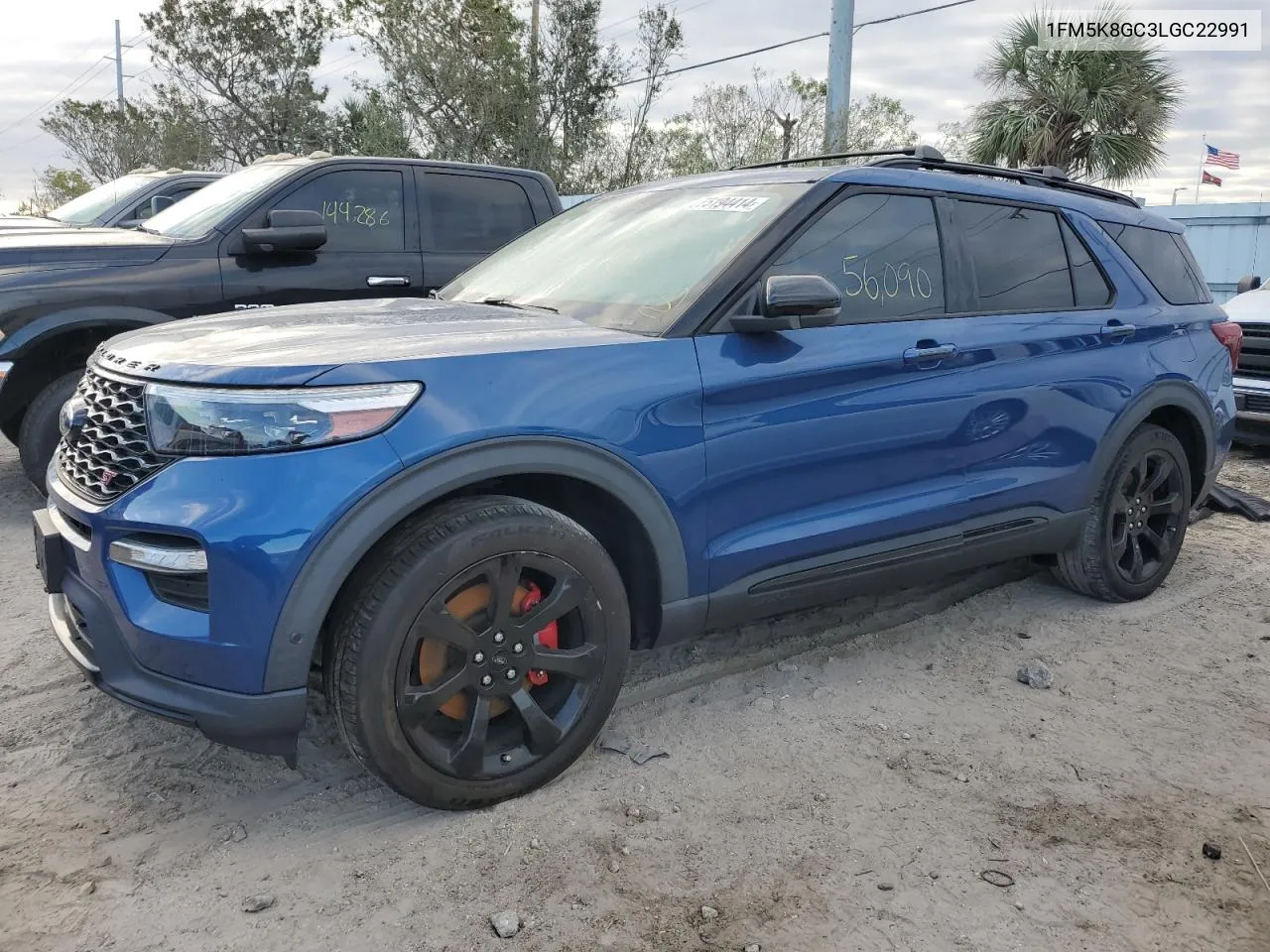 2020 Ford Explorer St VIN: 1FM5K8GC3LGC22991 Lot: 75194414