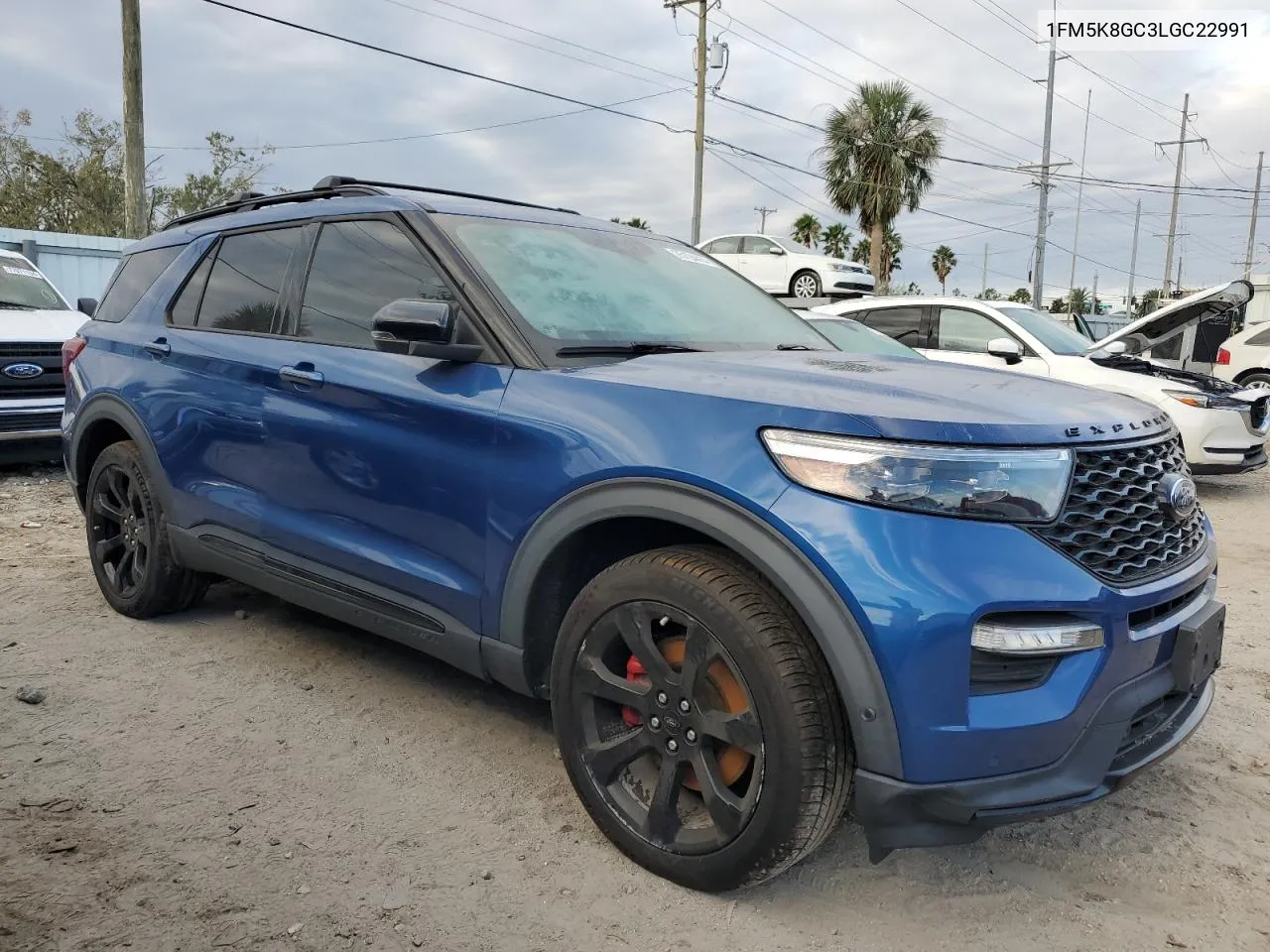 2020 Ford Explorer St VIN: 1FM5K8GC3LGC22991 Lot: 75194414