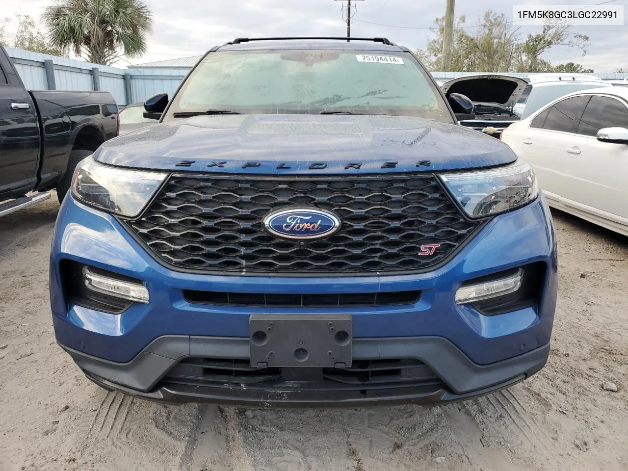 2020 Ford Explorer St VIN: 1FM5K8GC3LGC22991 Lot: 75194414