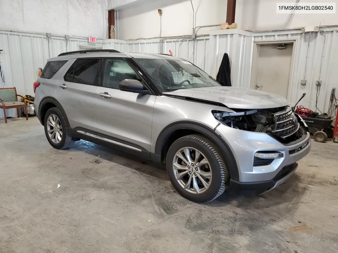 2020 Ford Explorer Xlt VIN: 1FMSK8DH2LGB02540 Lot: 75239414